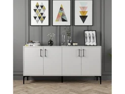 Aparador Kiev 160 blanco 160x35x78 cm