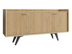Aparador Lizbon color roble 150x40x75 cm