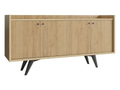 Aparador Lizbon color roble 150x40x75 cm