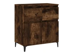 Aparador madera contrachapada color roble ahumado 60x35x70 cm ES54440