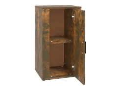 Aparador madera contrachapada color roble ahumado 40x33x70 cm