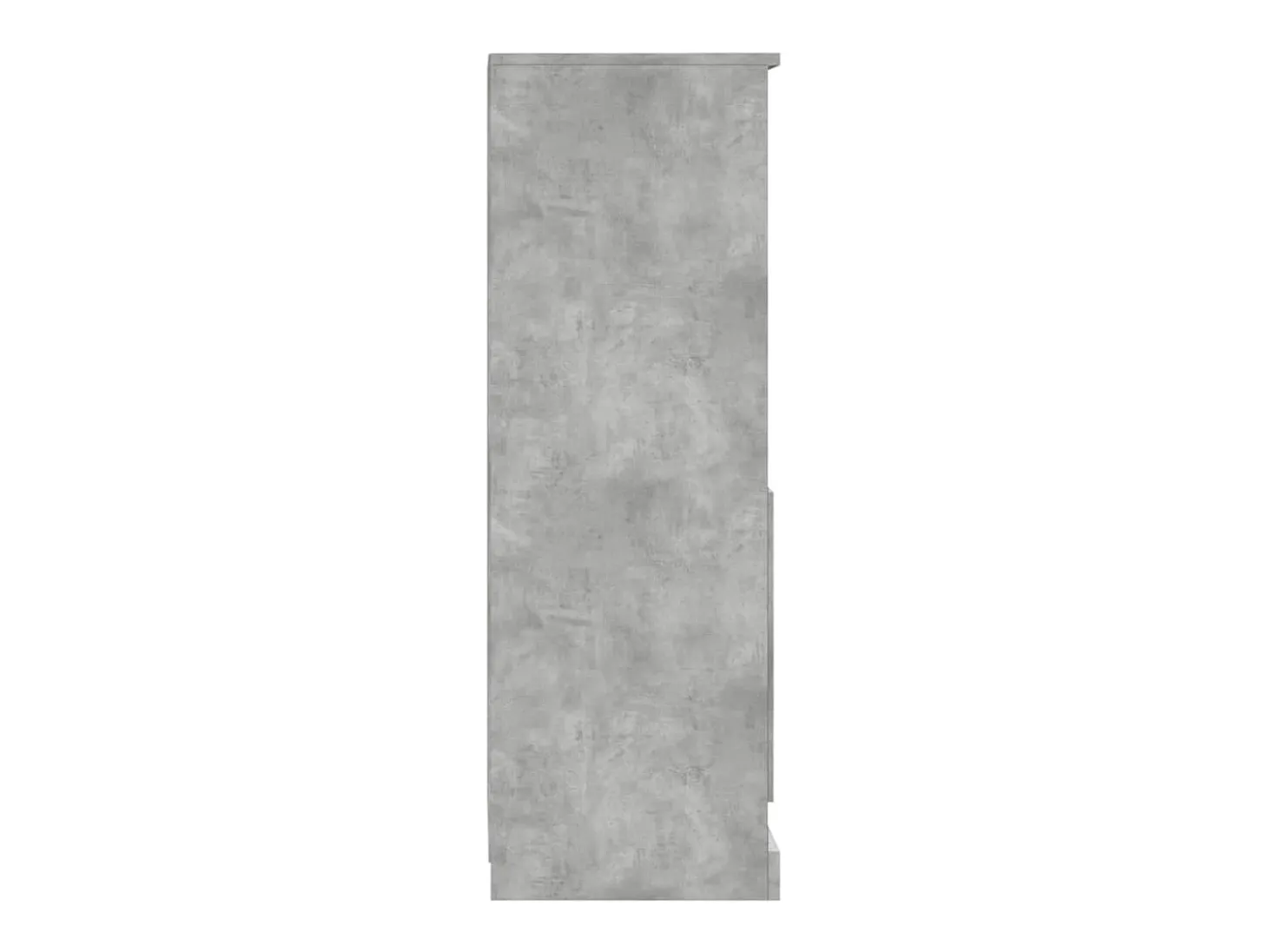 Aparador madera contrachapada gris hormigón 36x35,5x103,5 cm