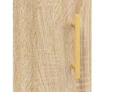 Aparador madera contrachapada color roble Sonoma 34,5x34x90 cm
