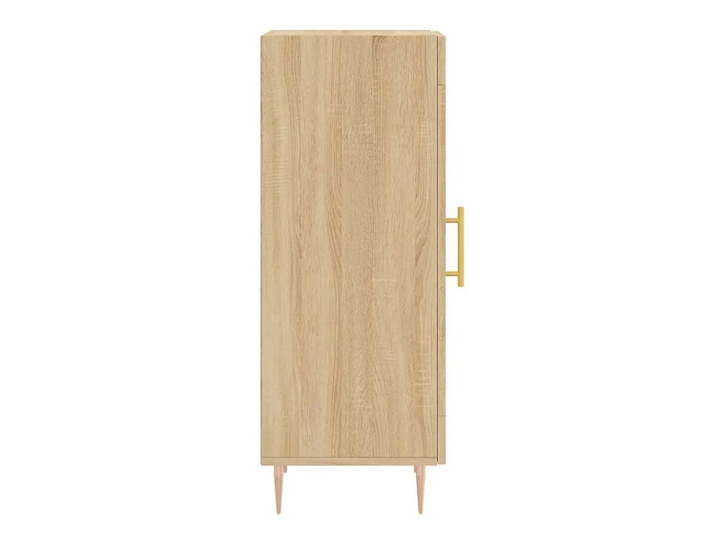 Aparador madera contrachapada color roble Sonoma 34,5x34x90 cm