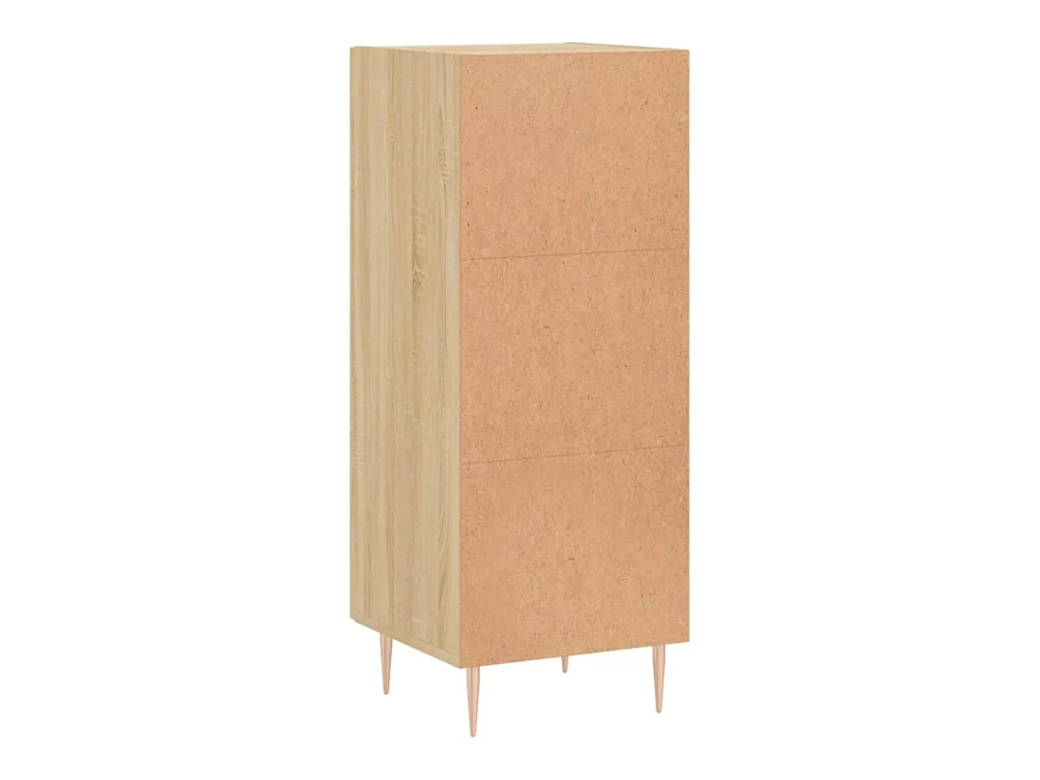 Aparador madera contrachapada color roble Sonoma 34,5x34x90 cm