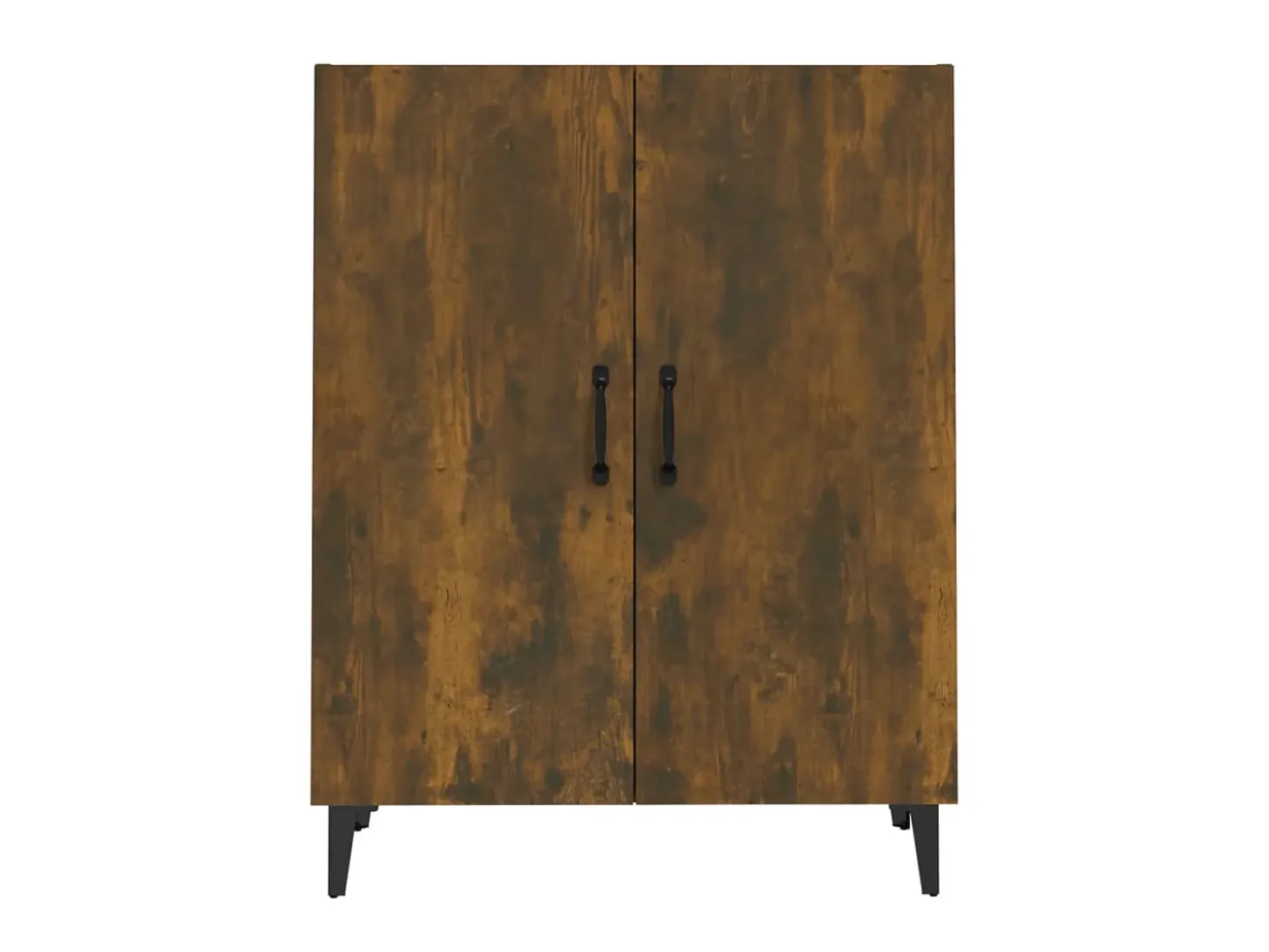 Aparador madera contrachapada color roble ahumado 70x34x90 cm ES83788