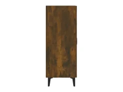 Aparador madera contrachapada color roble ahumado 70x34x90 cm ES83788
