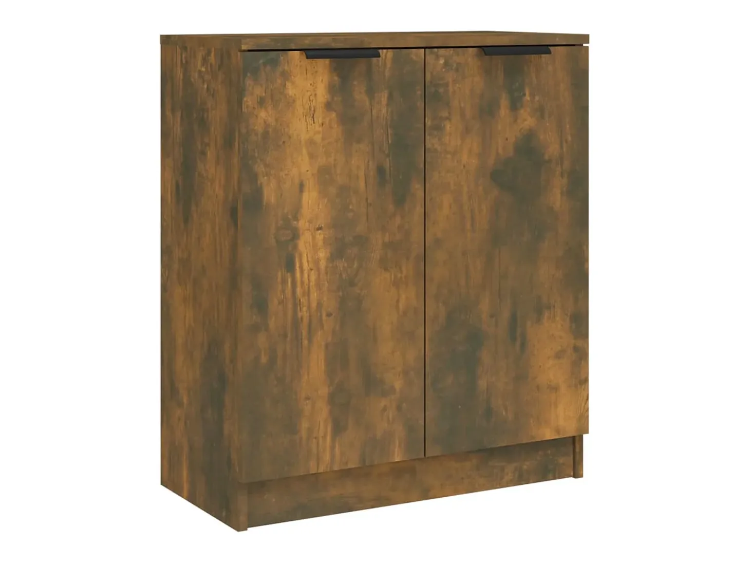 Aparador madera contrachapada color roble ahumado 60x30x70 cm
