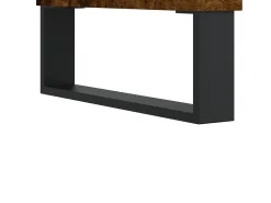 Aparador madera contrachapada color roble ahumado 60x35x70 cm