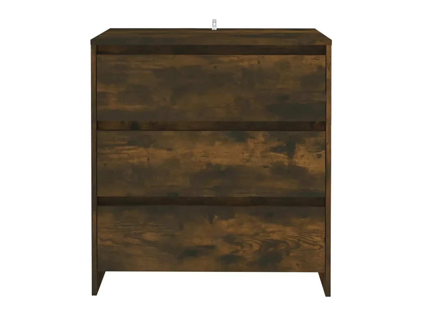 Aparador madera contrachapada color roble ahumado 70x41x75 cm ES27259