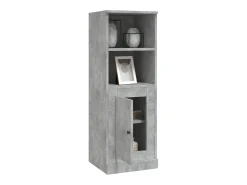 Aparador madera contrachapada gris hormigón 36x35,5x103,5 cm ES126457