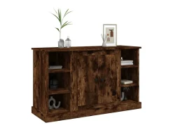 Aparador madera contrachapada color roble ahumado 100x35,5x60cm