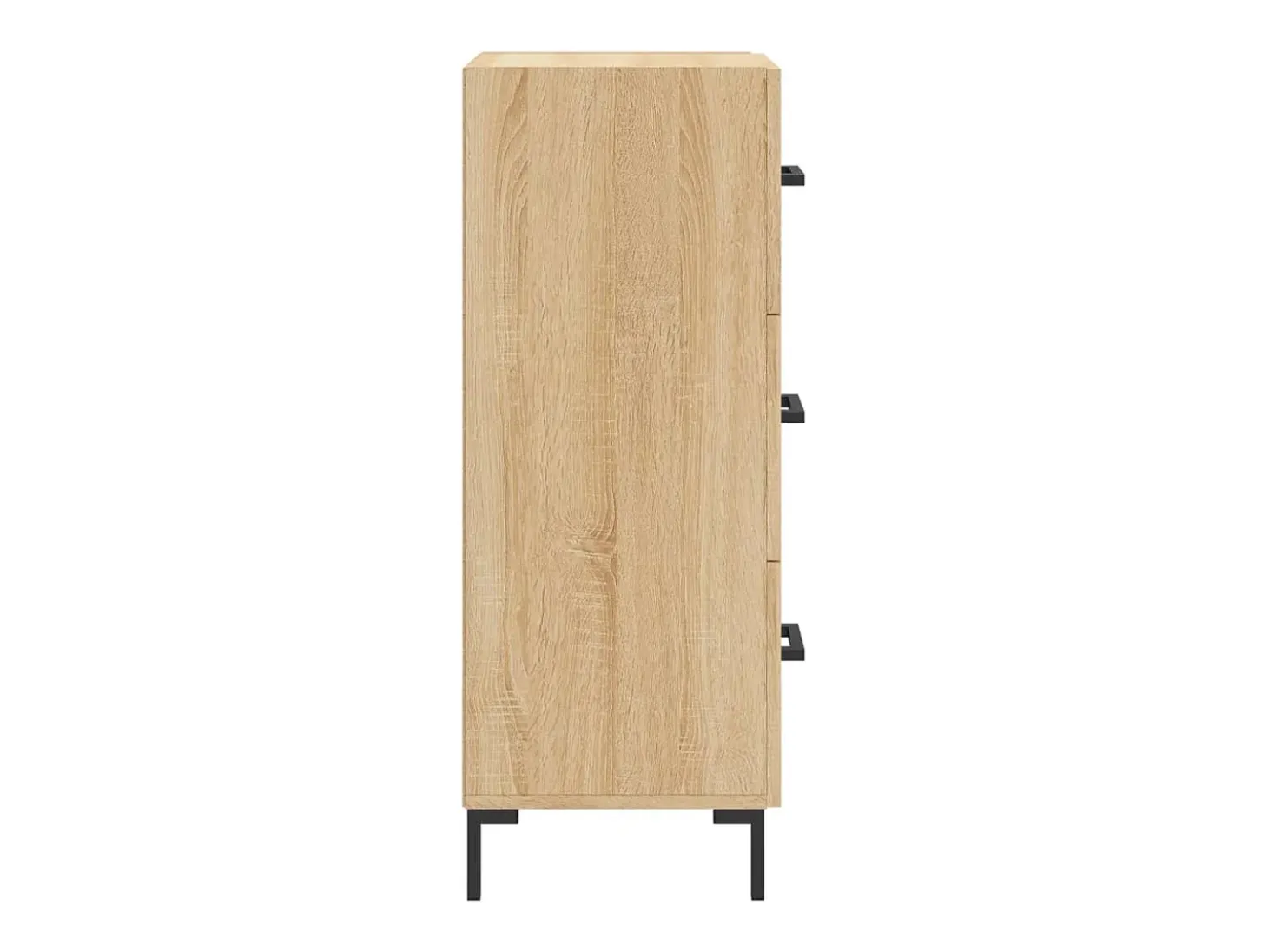 Aparador madera contrachapada color roble Sonoma 34,5x34x90 cm