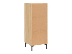 Aparador madera contrachapada color roble Sonoma 34,5x34x90 cm