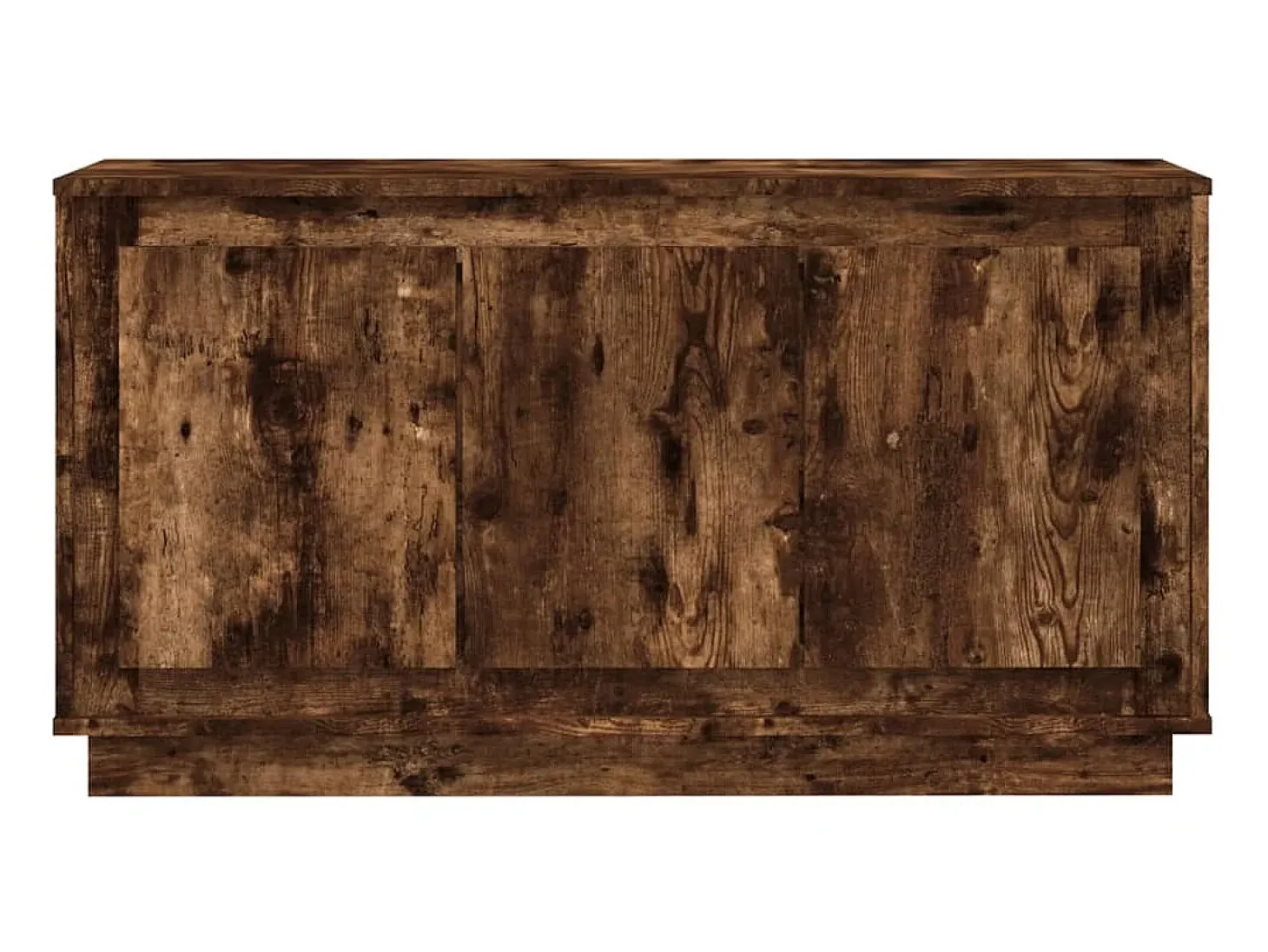 Aparador madera contrachapada roble ahumado 102x35x55 cm ES472641