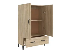 Aparador madera contrachapada roble Sonoma 70x31x115 cm