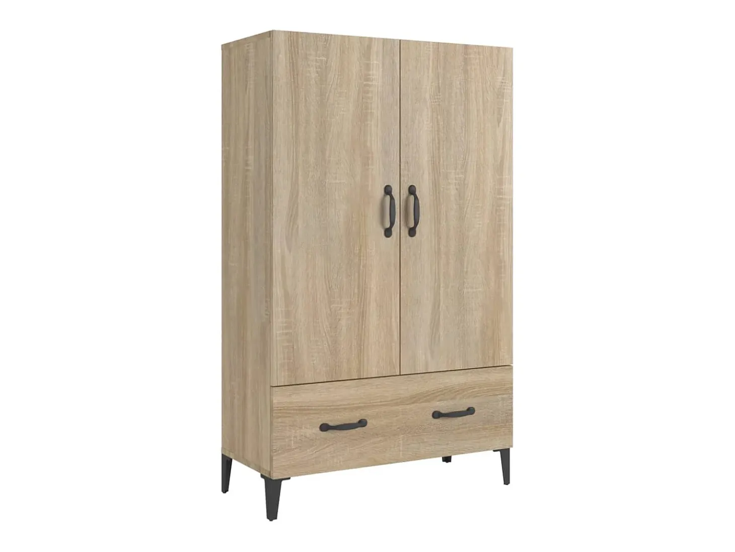 Aparador madera contrachapada roble Sonoma 70x31x115 cm