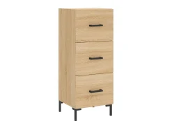 Aparador madera contrachapada color roble Sonoma 34,5x34x90 cm ES38754