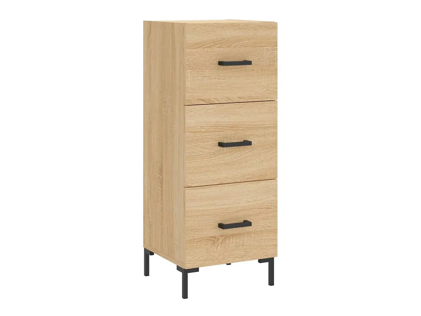 Aparador madera contrachapada color roble Sonoma 34,5x34x90 cm ES38754