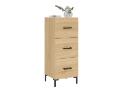 Aparador madera contrachapada color roble Sonoma 34,5x34x90 cm ES38754