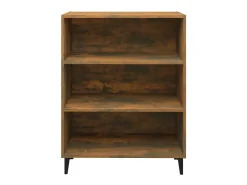 Aparador madera contrachapada roble ahumado 69,5x32,5x90 cm ES45499