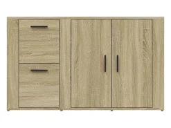 Aparador madera contrachapada roble Sonoma 100x33x59,5 cm