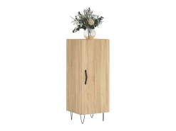 Aparador madera contrachapada color roble Sonoma 34,5x34x90 cm ES28481