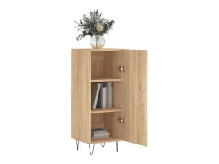 Aparador madera contrachapada color roble Sonoma 34,5x34x90 cm ES28481