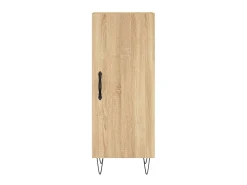 Aparador madera contrachapada color roble Sonoma 34,5x34x90 cm ES28481