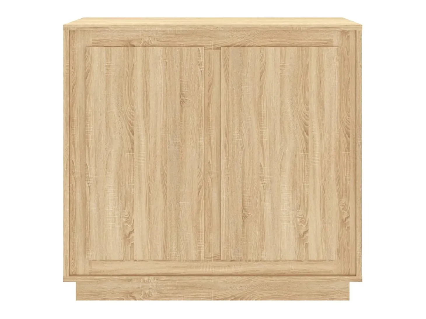Aparador madera contrachapada color roble Sonoma 80x34x75 cm
