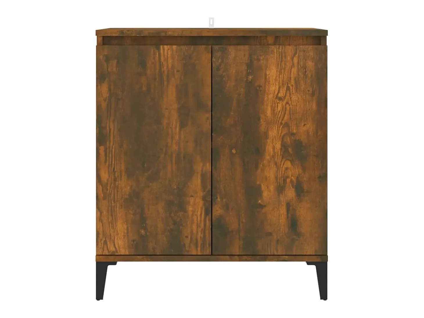 Aparador madera contrachapada color roble ahumado 60x35x70 cm