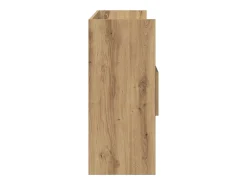Aparador madera contrachapada roble artisian 105x30x70 cm