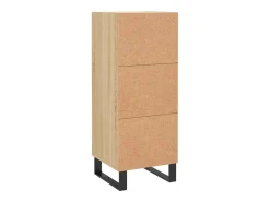 Aparador madera contrachapada color roble Sonoma 34,5x34x90 cm