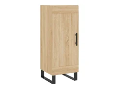 Aparador madera contrachapada color roble Sonoma 34,5x34x90 cm