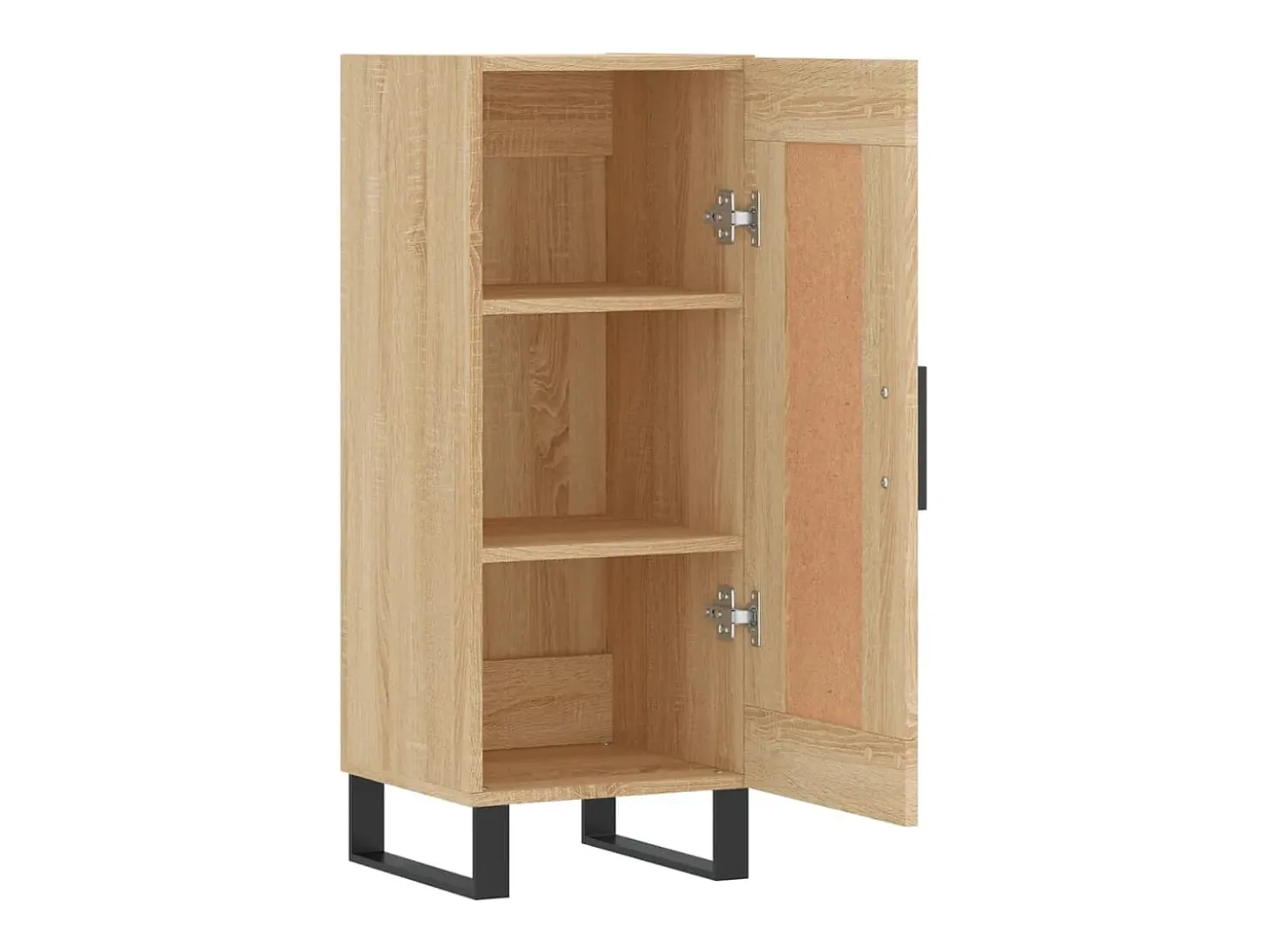 Aparador madera contrachapada color roble Sonoma 34,5x34x90 cm