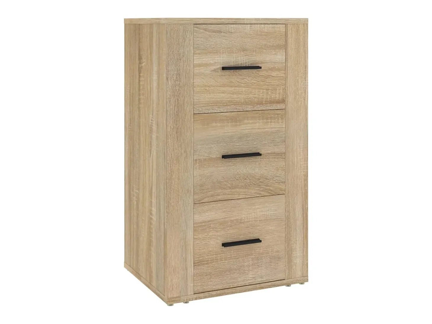 Aparador madera contrachapada color roble Sonoma 40x33x70 cm