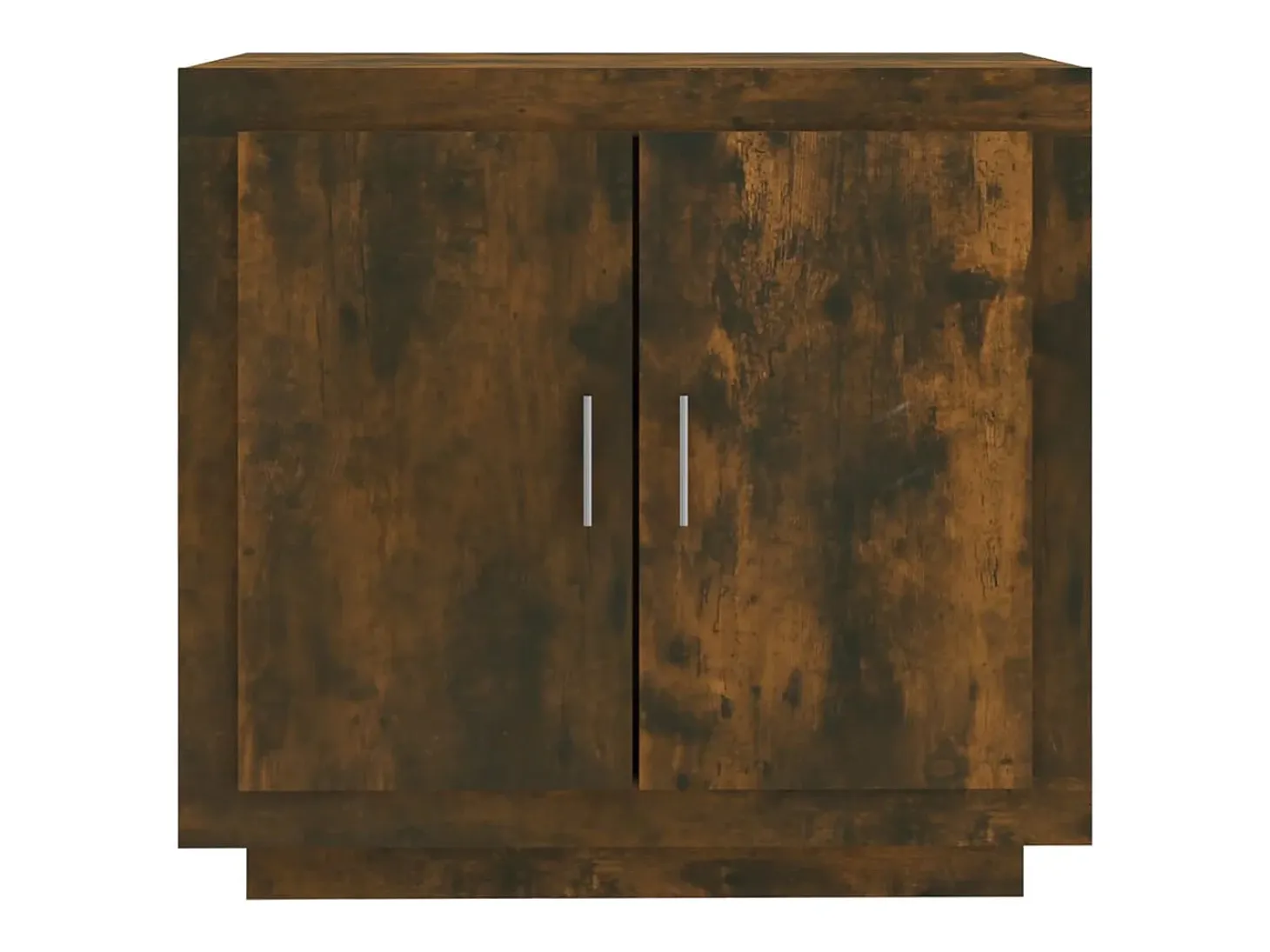 Aparador madera contrachapada color roble ahumado 80x40x75 cm ES887852
