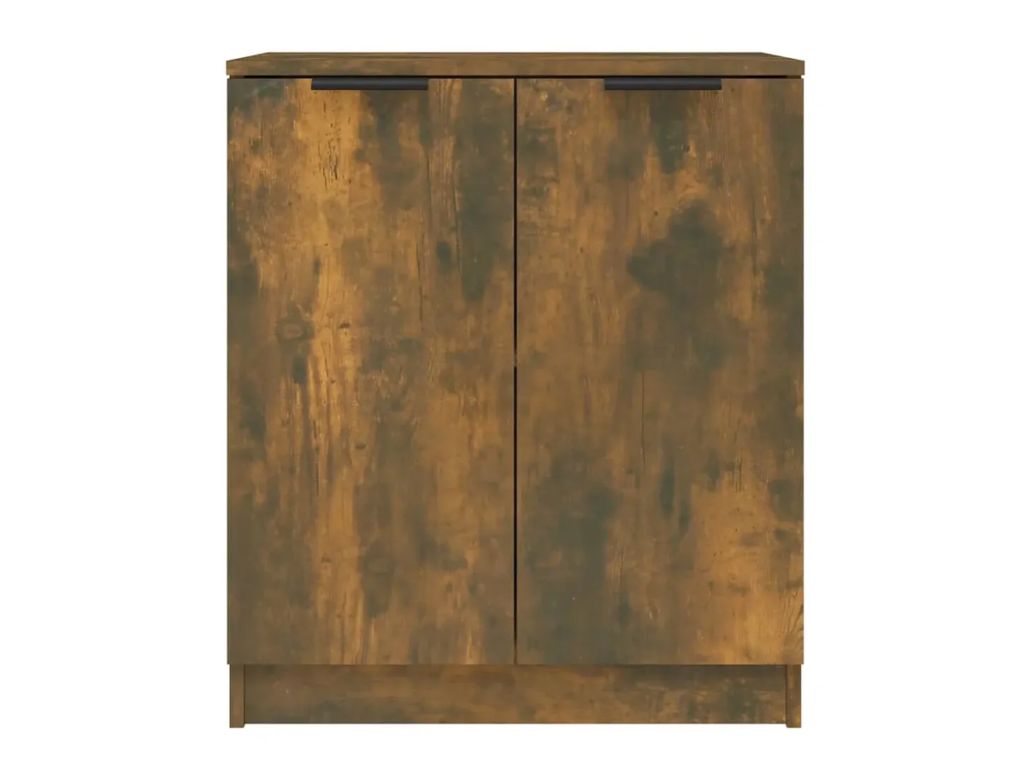 Aparador madera contrachapada color roble ahumado 60x30x70 cm ES73797