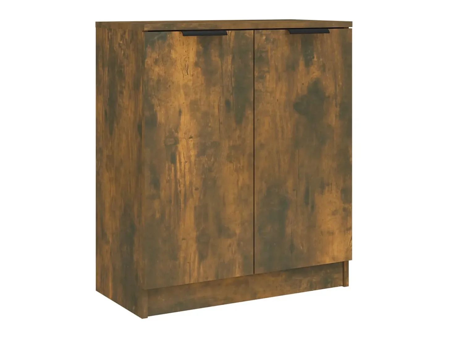 Aparador madera contrachapada color roble ahumado 60x30x70 cm ES73797