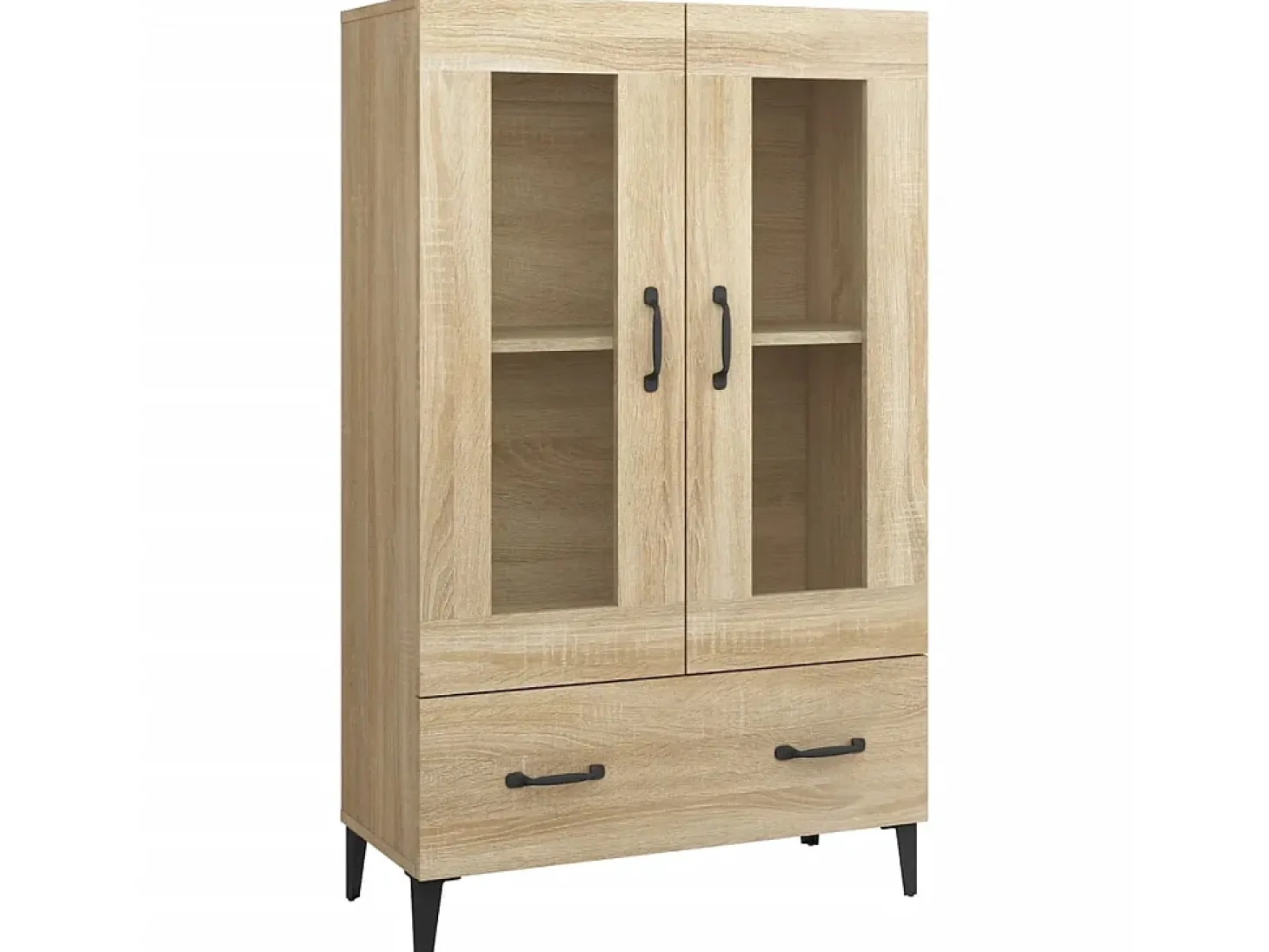 Aparador madera contrachapada roble Sonoma 70x31x115 cm ES50464
