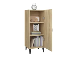 Aparador madera contrachapada color roble Sonoma 34,5x34x90 cm