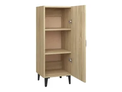 Aparador madera contrachapada color roble Sonoma 34,5x34x90 cm