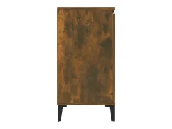 Aparador madera contrachapada color roble ahumado 102x35x70 cm