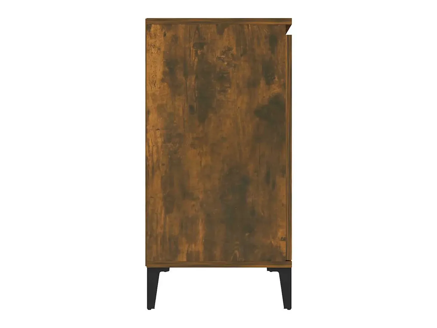 Aparador madera contrachapada color roble ahumado 102x35x70 cm