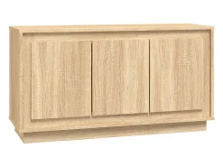 Aparador madera contrachapada roble Sonoma 102x35x55 cm ES550718