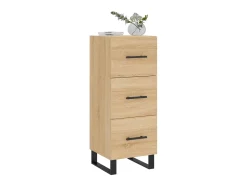 Aparador madera contrachapada color roble Sonoma 34,5x34x90 cm ES28492