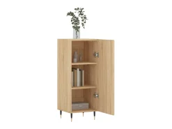 Aparador madera contrachapada color roble Sonoma 34,5x34x90 cm ES13334