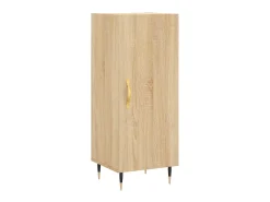 Aparador madera contrachapada color roble Sonoma 34,5x34x90 cm ES13334