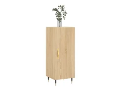 Aparador madera contrachapada color roble Sonoma 34,5x34x90 cm ES13334