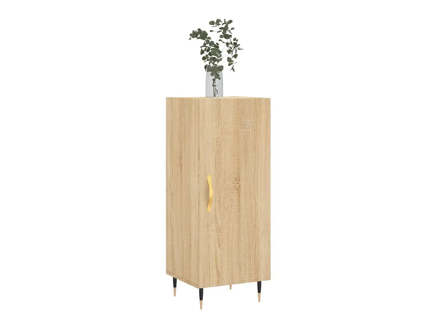 Aparador madera contrachapada color roble Sonoma 34,5x34x90 cm ES13334